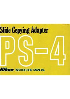 Nikon Close-up manual. Camera Instructions.
